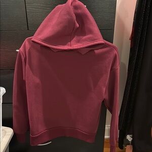 Stylish Burgundy Hoodie